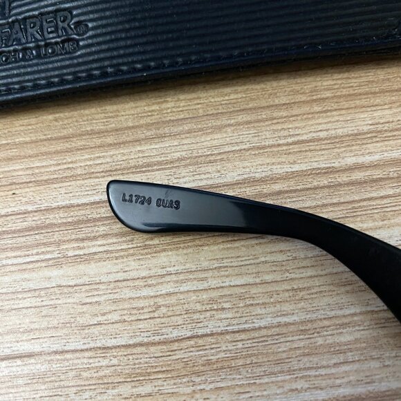 Bausch & Lomb - Ray-Ban Wayfarer II vtg sunglasses 1985 USA EBONY G15 L1724 OUAS - Picture 7 of 10